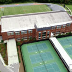 arial view of the Ensworth Tennis Facility