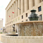 The Metro Courthouse building in downtown Nashville