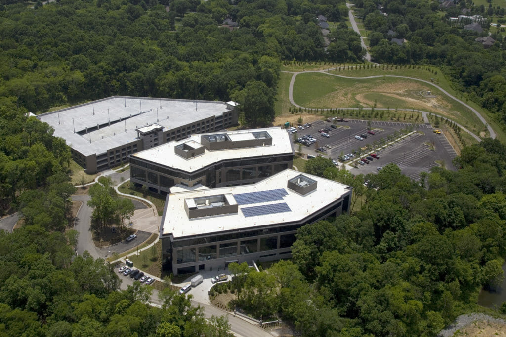 arial view of the Tractor Supply Headquarters