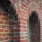 red brick arches